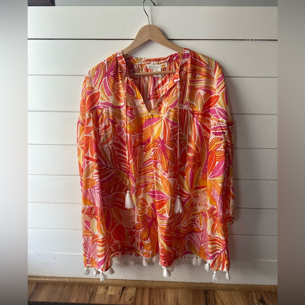 C&C California Beach Coverup Medium